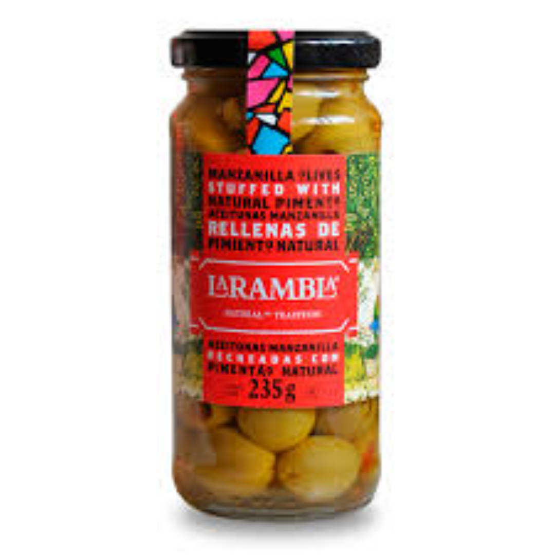 LA RAMBLA STUFFED PIMENTO OLIVE 235G